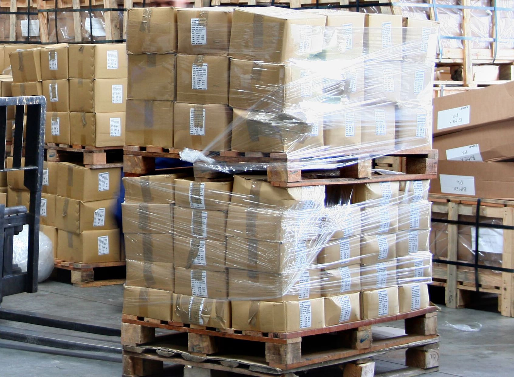 Pallet with Products